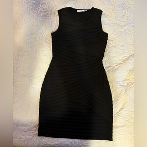 Calvin Klein black body con dress size 6